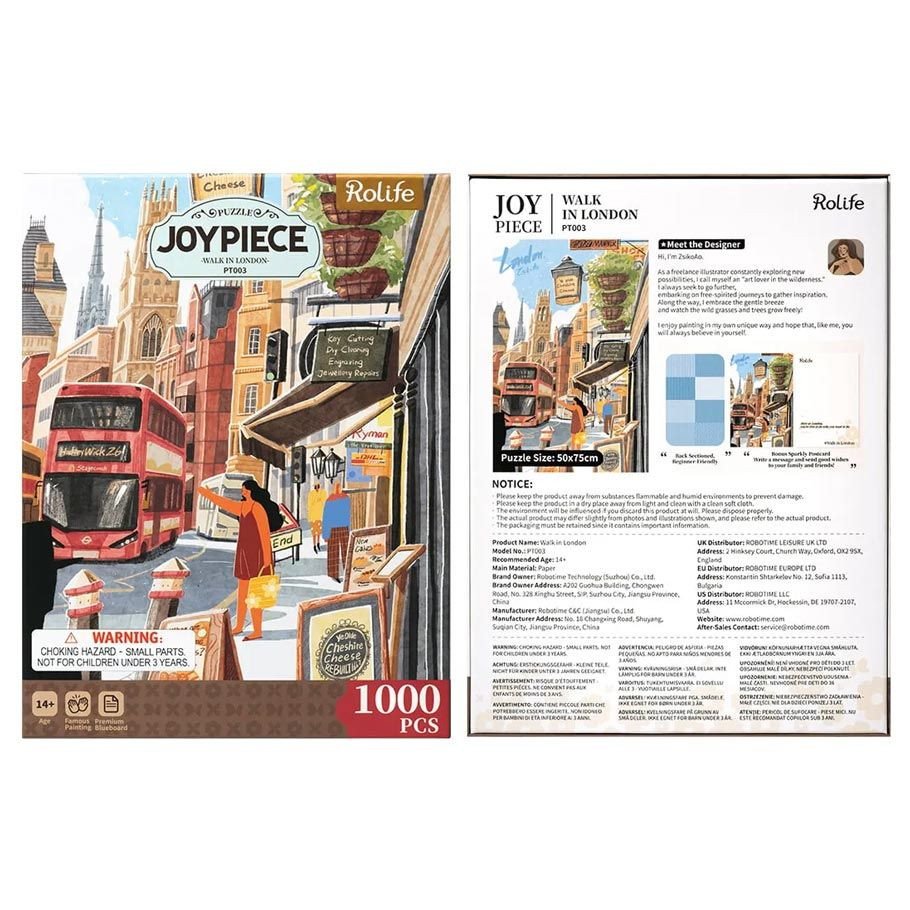 Puzzle: Walk in London 1000 pcs box art
