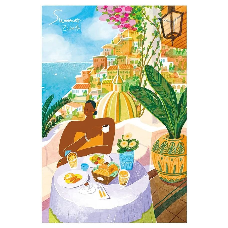 Puzzle: Amalfi Holiday 1000 pcs box art