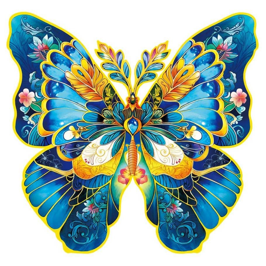 Puzzle: Morpho Helena Butterfly 200 pcs box art