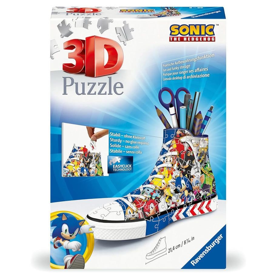 Puzzle: Sonic 3D Sneaker box art