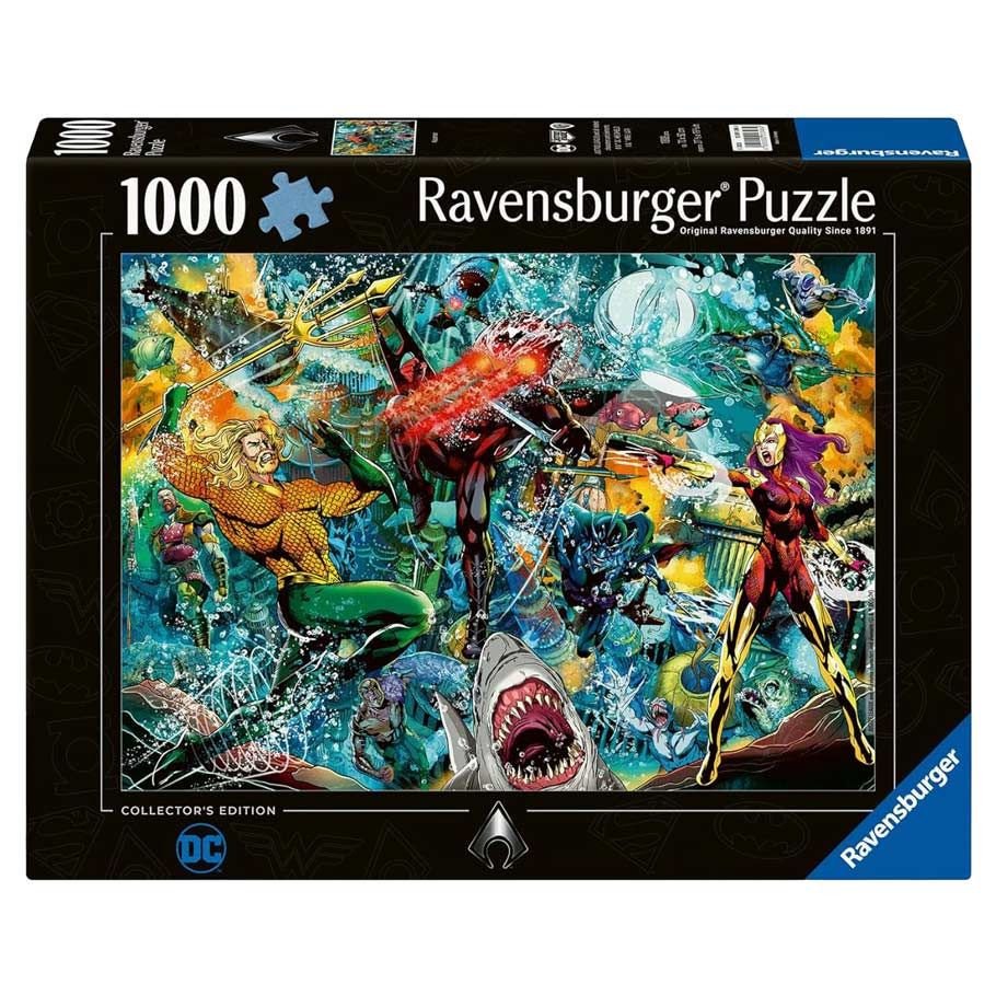 Puzzle: Aquaman Collector's Ed 1000pc box art
