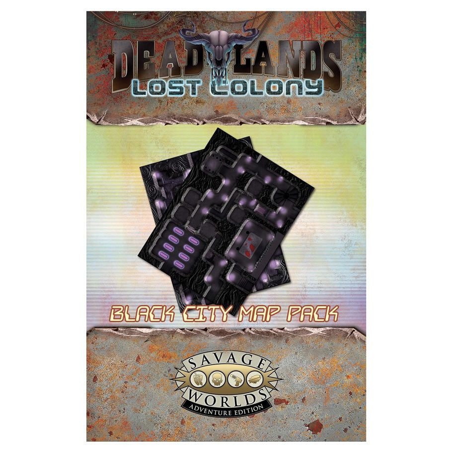 Deadlands: Lost Colony: Black City Map box art