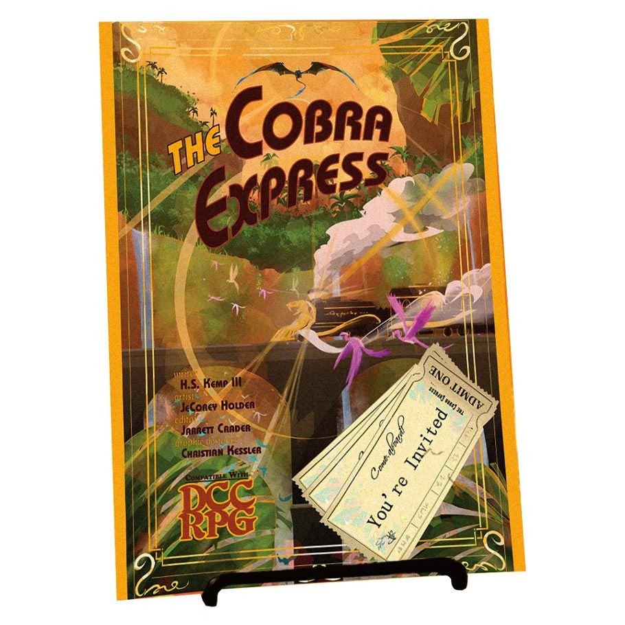D&D 5E & DCC: Adv: The Cobra Express box art