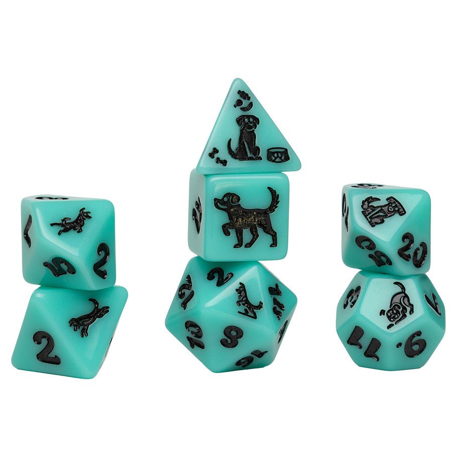 7-Set Animal Dice: Seafoam Shepherd box art