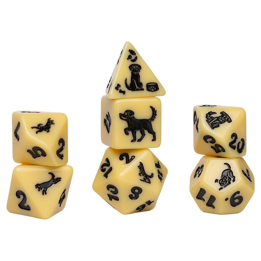 7-Set Animal Dice: Golden Pup box art