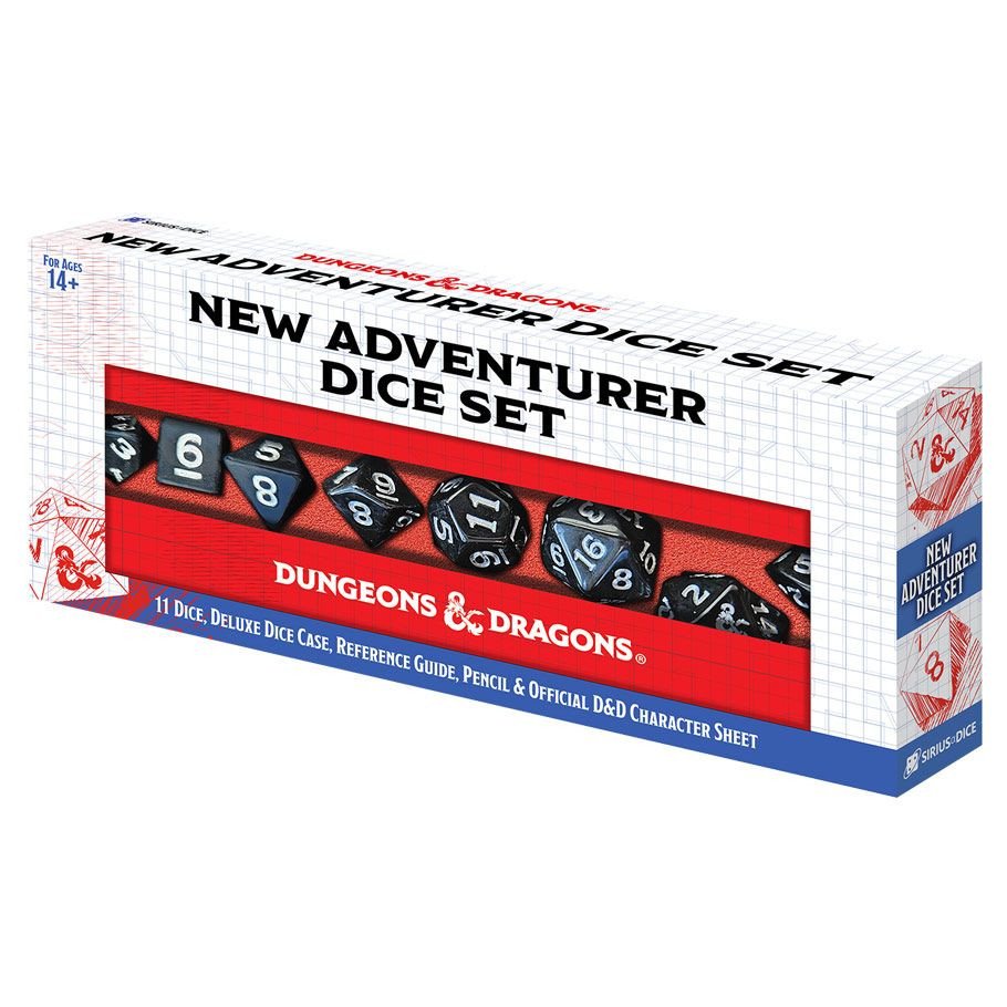D&D New Adventurer Set with Black Dice box art