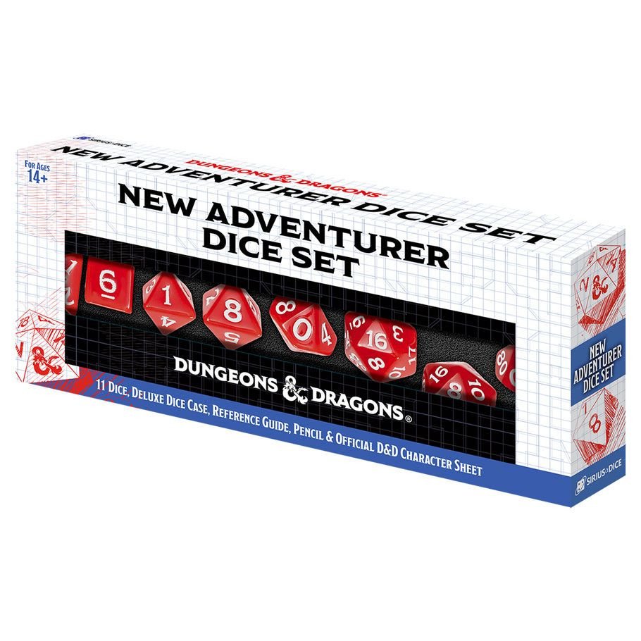 D&D New Adventurer Set with Red Dice box art