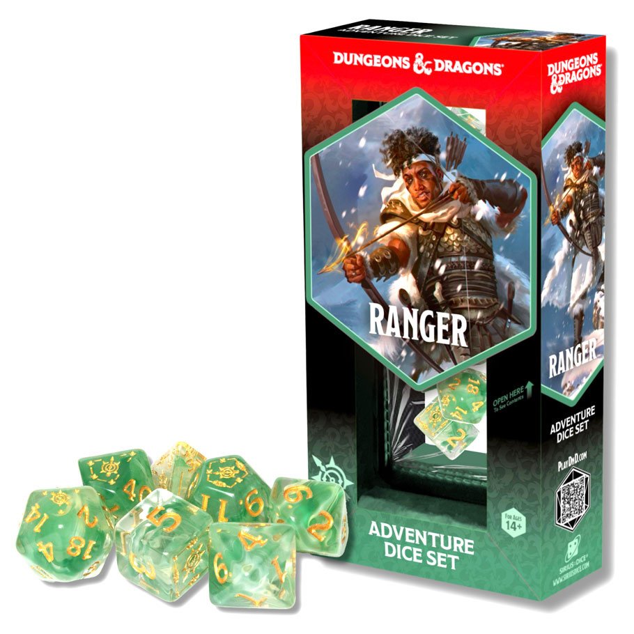 D&D Adventure Dice: Ranger (WH/GR) box art