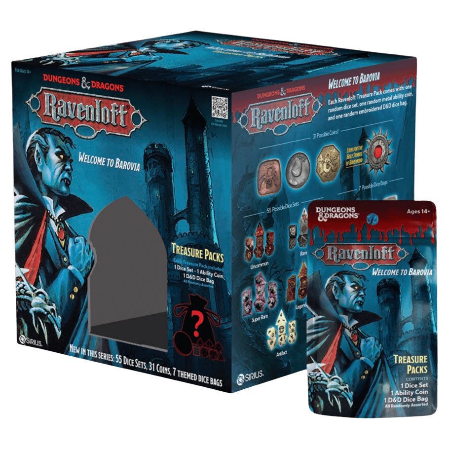 D&D: Ravenloft Treasure Packs PDQ (25) box art