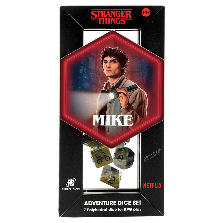7-Set Stranger Things Adv Dice: Mike box art