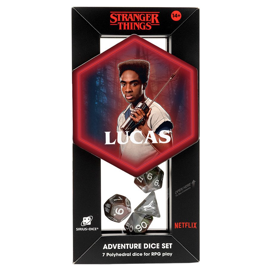 7-Set Stranger Things Adv Dice: Lucas box art