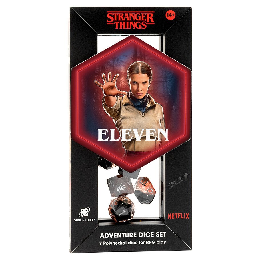 7-Set Stranger Things Adv Dice: Eleven box art