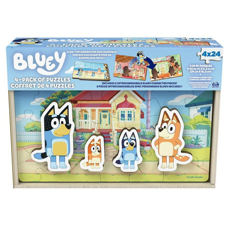 Bluey: Wood Scene Puzzle (3) box art