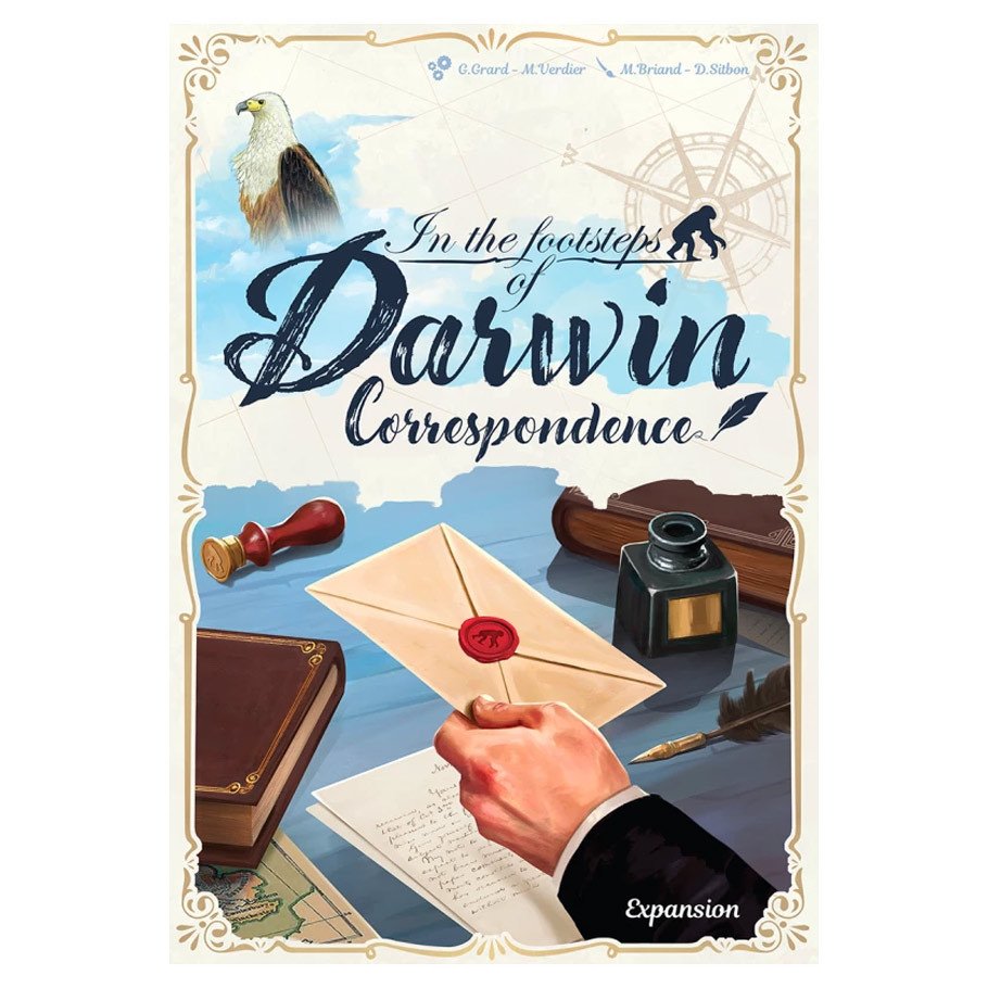 In th Footsteps o Darwin: Correspondence box art