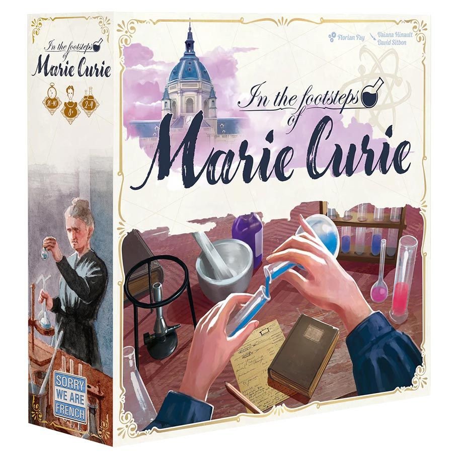 In the Footsteps of Marie Curie box art