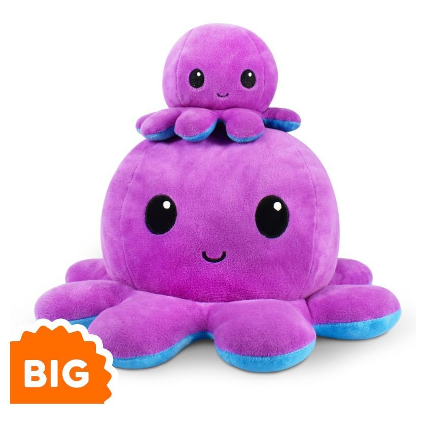 BIG Reversible Octopus Plush: PU & BU box art