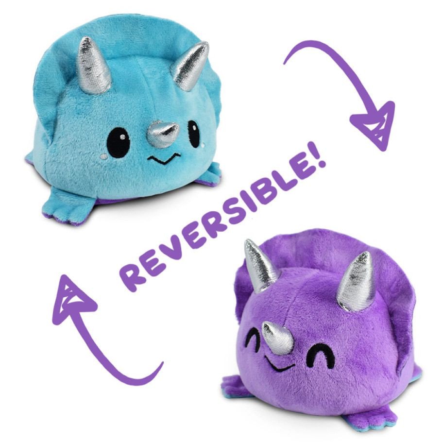 Reversible Triceratops Plush: PU & BU box art