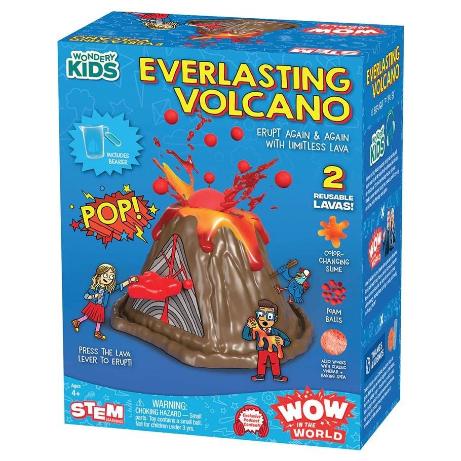 Wow in the World: Everlasting Volcano box art