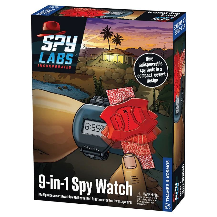 Spy Labs: 9-in-1 Spy Watch box art