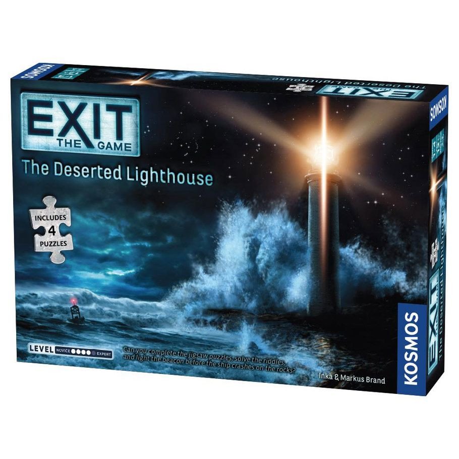 EXIT: The Deserted Lighthouse + Puzzle box art