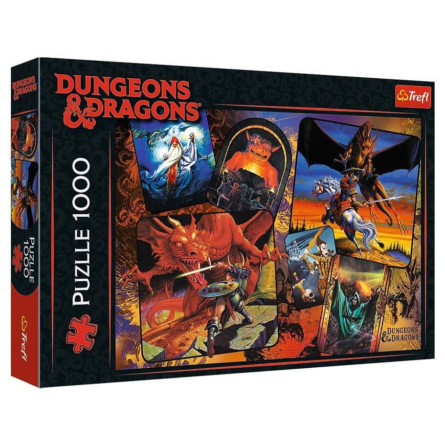 Puzzle: D&D: Origins of D&D 1000pc box art