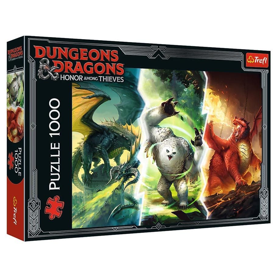 Puzzle: D&D: Monsters of FaerÃ»n 1000pc box art