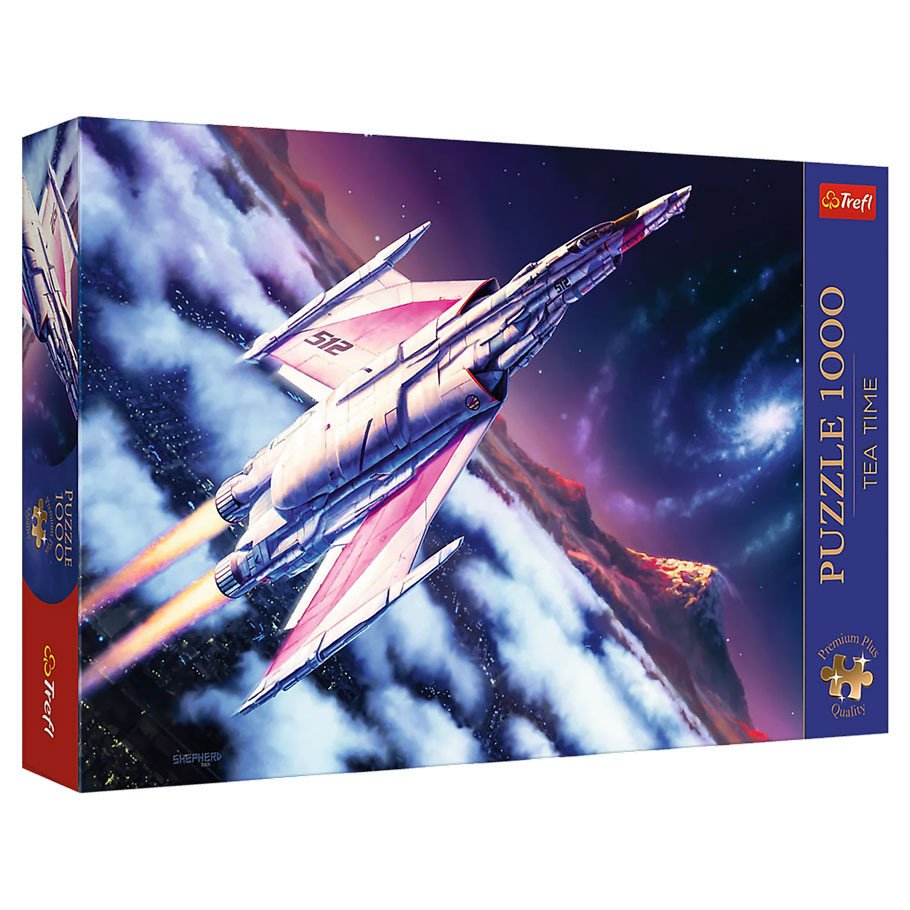 Puzzle: Tea Time: Flight In Space 1000pc box art