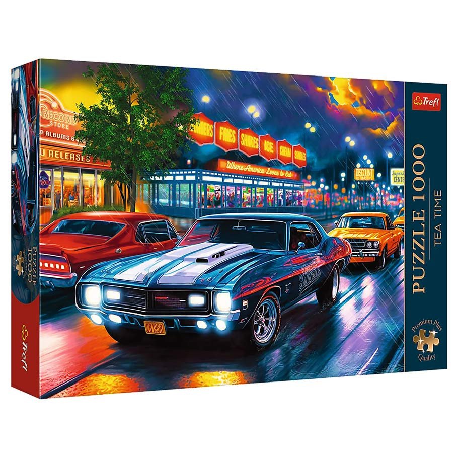 Puzzle: Tea Time: Night Drive 1000pc box art