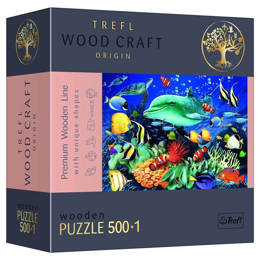 Puzzle: Wood: Sea Life 501pc box art