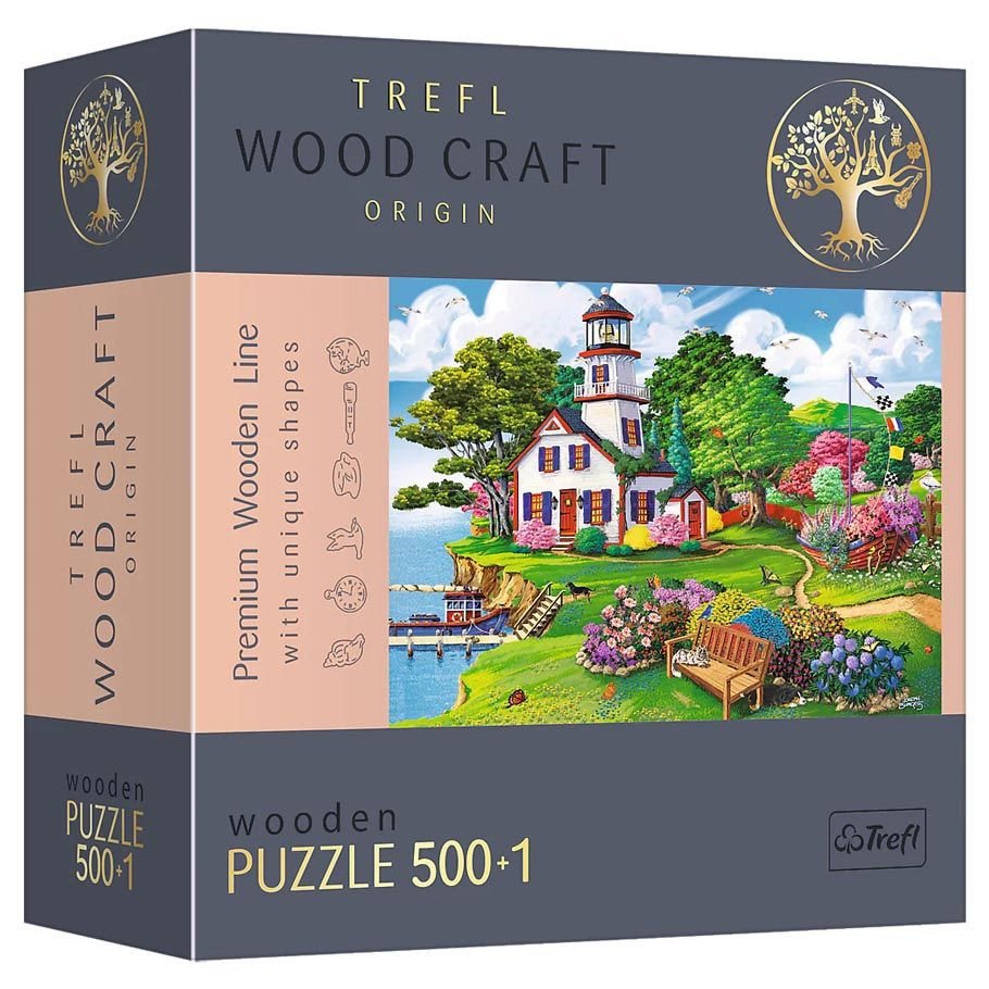 Puzzle: Wood: Summer Haven 501pc box art