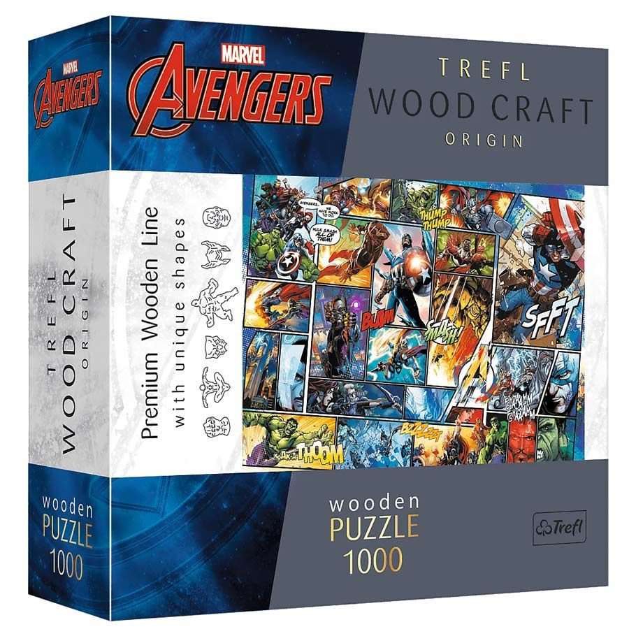 Puzzle: Marvel: Wood: Universe 1000pc box art