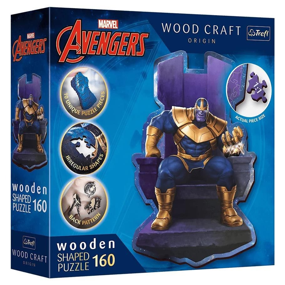 Puzzle: Marvel: Wood: Thanos 160pc box art