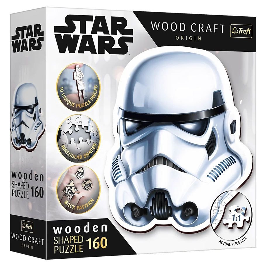 Puzzle: SW: Wood: Stormtroopr Helm 160pc box art