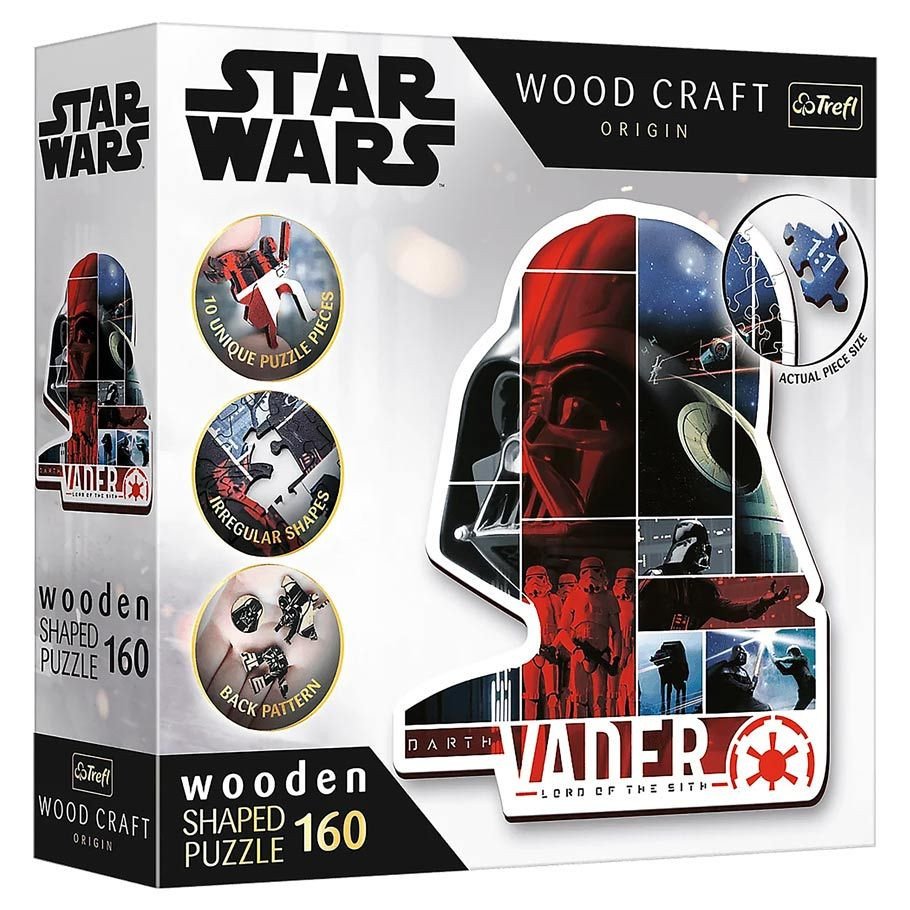 Puzzle: SW: Wood: Darth Vader 160pc box art