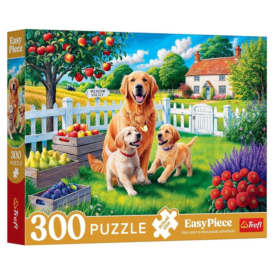Puzzle: Dogs in the Countryside 300pc box art