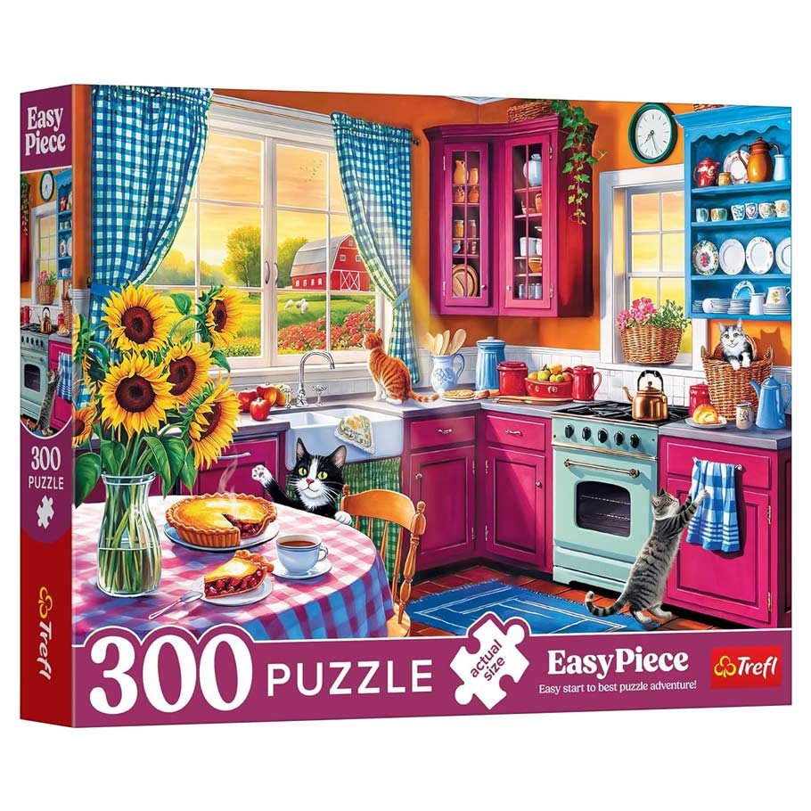 Puzzle: Morning in the Kitchen 300pc box art