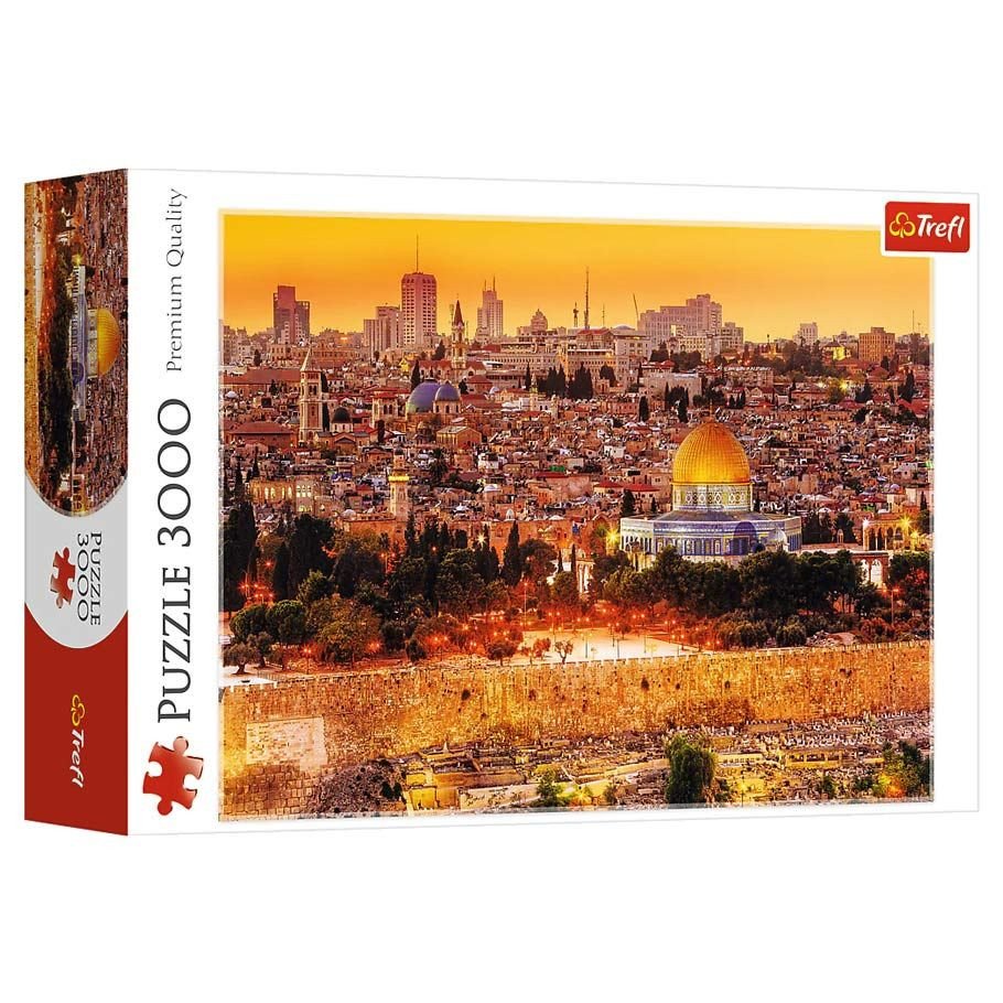 Puzzle: The Roofs of Jerusalem 3000pc box art