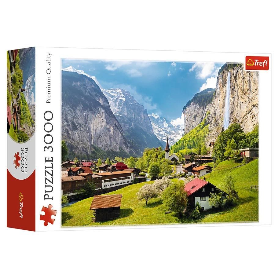 Puzzle: Lauterbrunnen Switzerland 3000pc box art