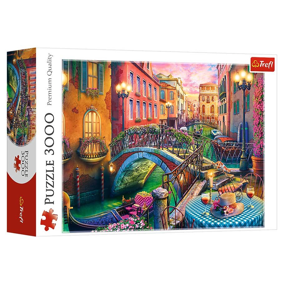 Puzzle: Evening in Venice 3000pc box art