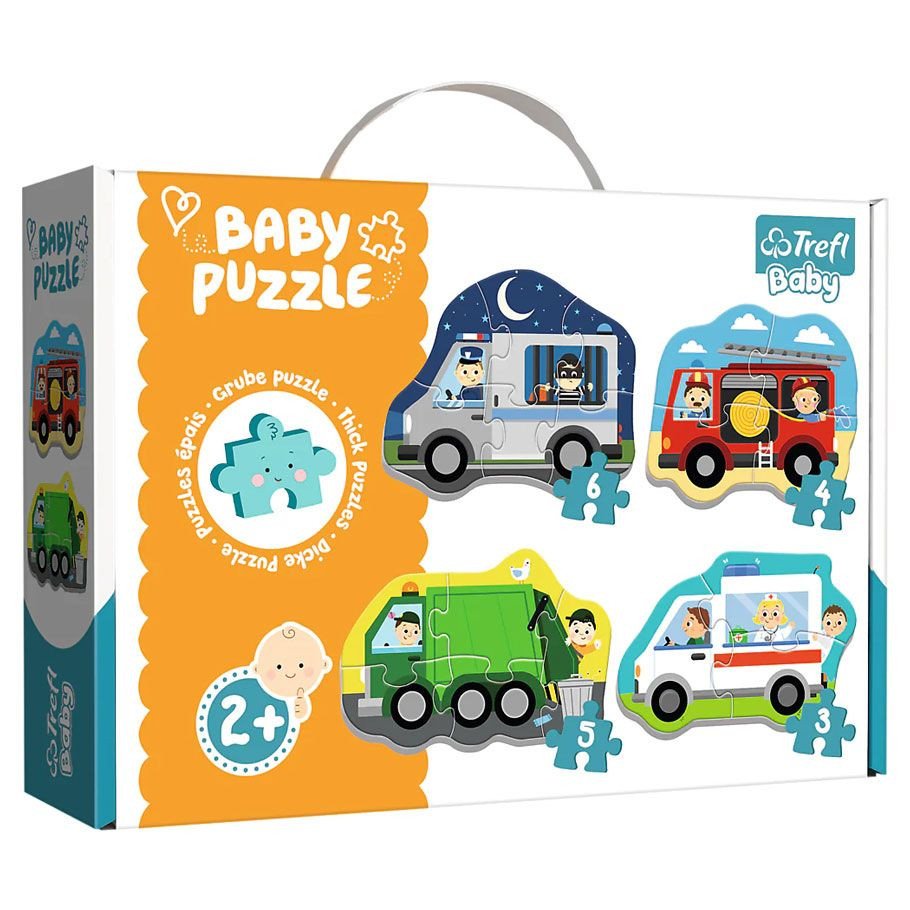 Puzzle: Baby Classic: Vehicles and Jobs box art