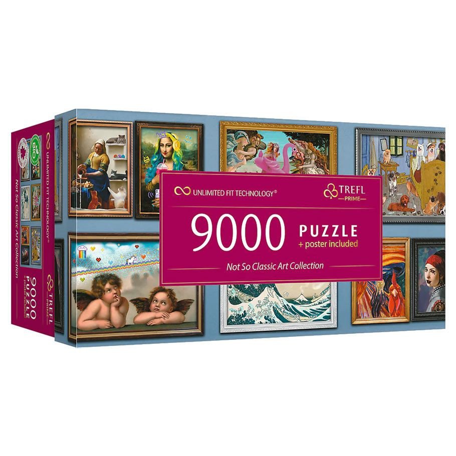 Puzzle: Not So Classic Art 9000pc box art