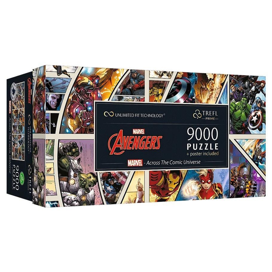 Puzzle: Marvel: Prime: Across 9000pc box art