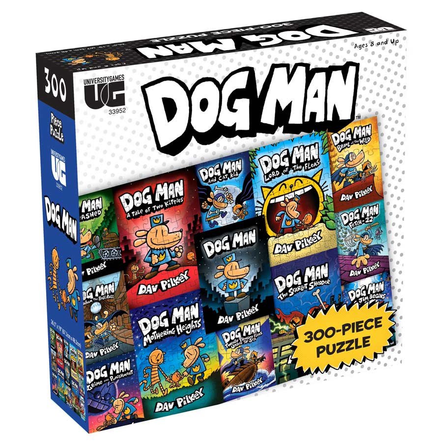 Puzzle: Dog Man Book Cover 300pc box art