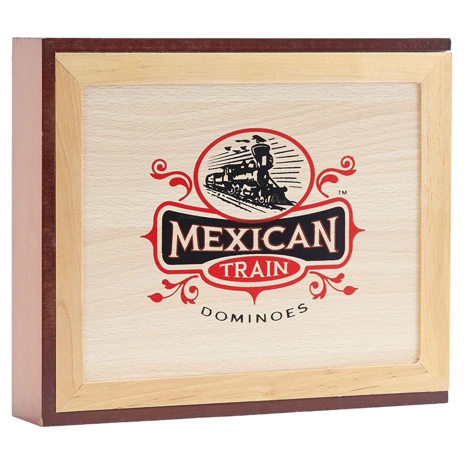 Dominoes: Mexican Train (Wooden Case) box art
