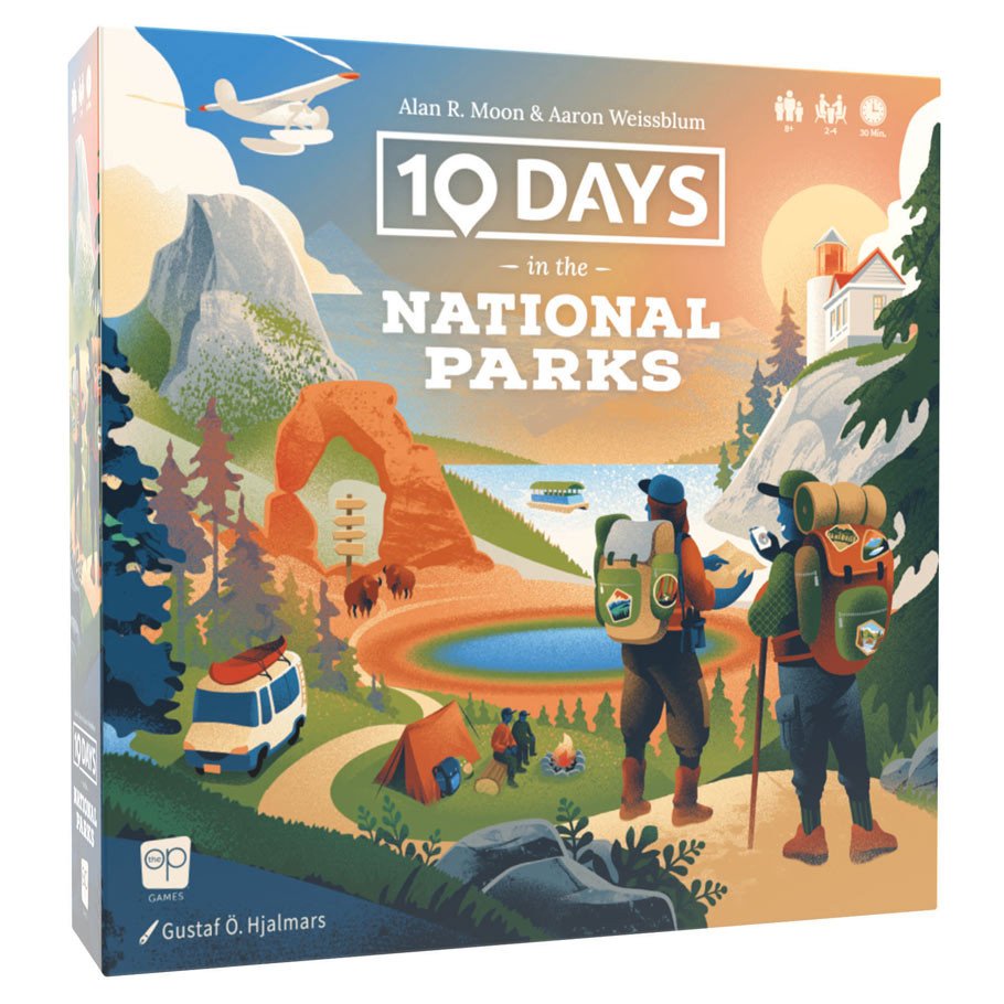 10 Days In The National Parks box art