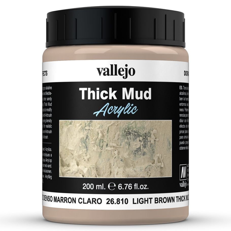 DFX: Mud: Light Brown Thick Mud (200ml) box art
