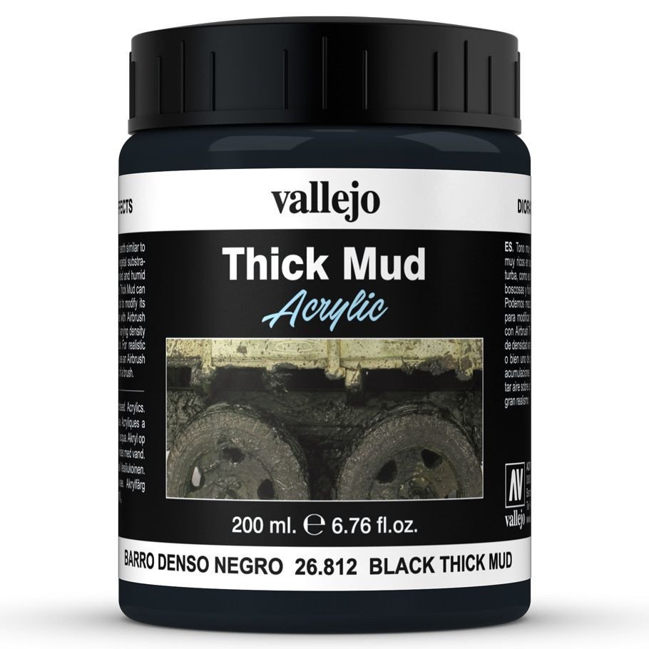DFX: Mud: Black Thick Mud (200ml) box art