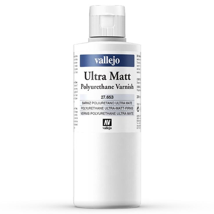 Auxiliaries: Ultra Matt Varnish (200ml) box art