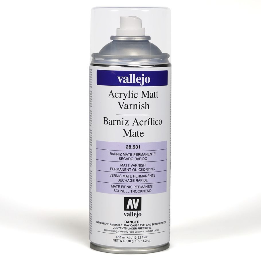 Spray: Matt Varnish (400ml) box art