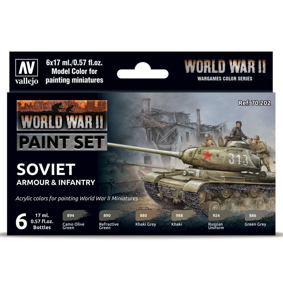 MC: WWII: Set: Soviet Armour & Infantry box art